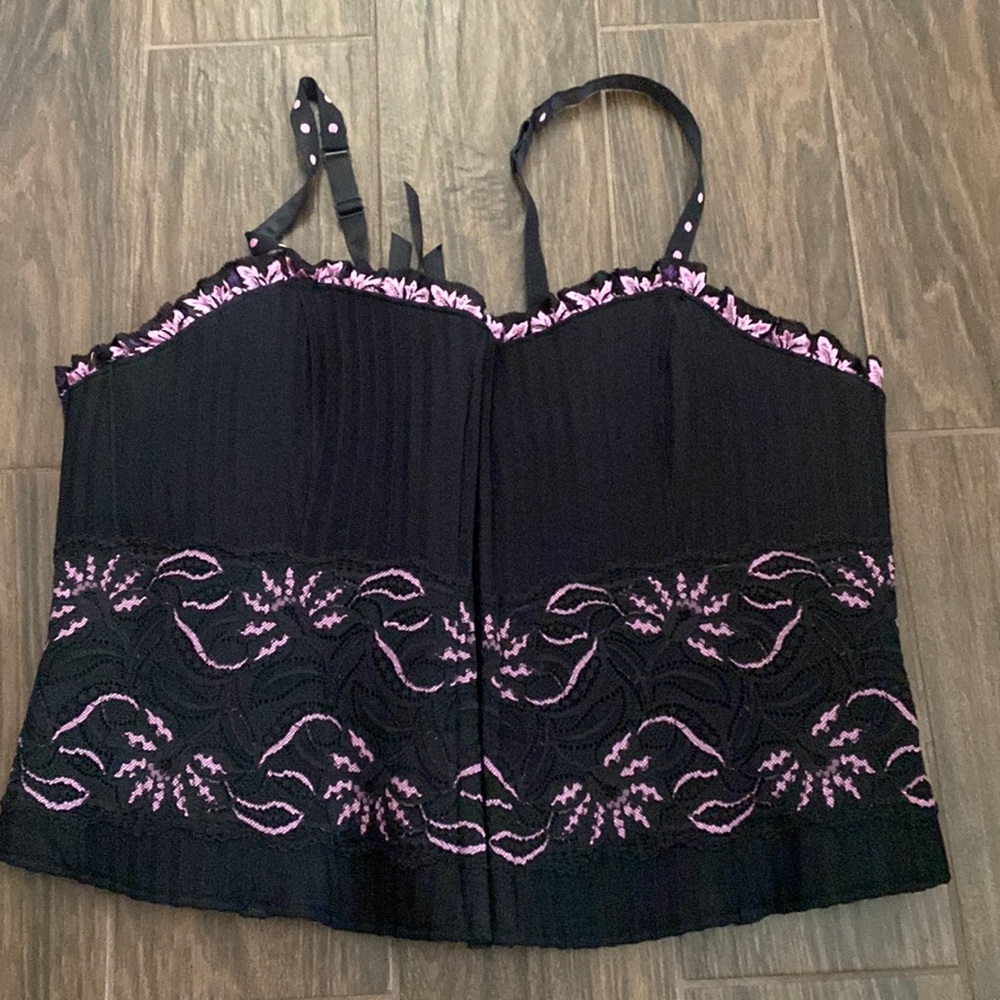 Cacique lace corset with straps size 26/28